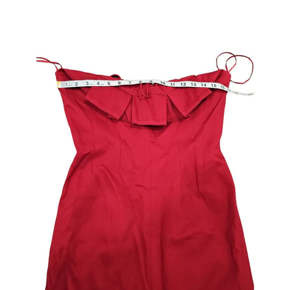 C/MEO Collective Red Only You Midi Dress Size L - Picture 9 of 13